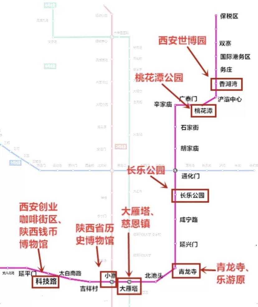 西安最新地铁线路图揭示，城市脉络的全新拓展