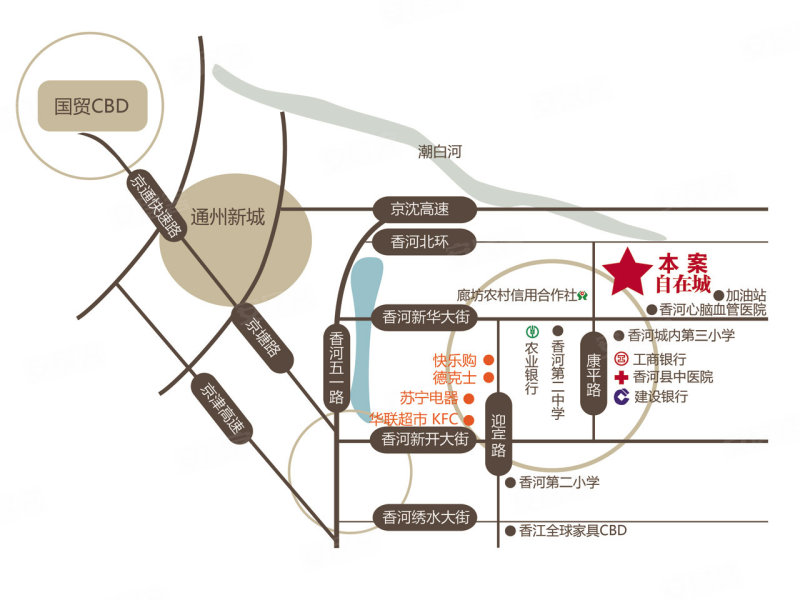 香河北京自在城最新房价走势及分析