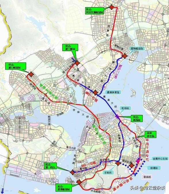 厦门BRT最新线路图，高效公共交通体系的重要一环